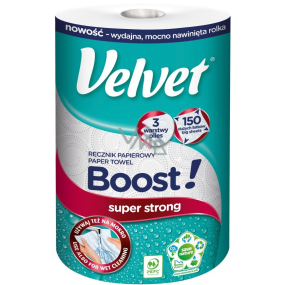 Velvet Boost paper towels three layers 150 pieces 1 piece