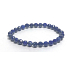 Lapis Lazuli facet bracelet elastic natural stone, ball 5 - 6 mm / 16 - 17 cm, harmony stone