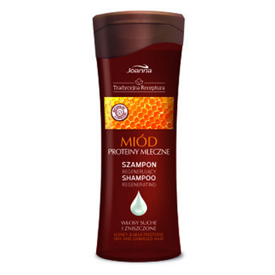 Joanna Traditional Honey and Milk Protein Shampoo for dry and damaged hair 300 ml