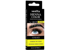 Venita Henna Color cream eyebrow colour 1.0 Black 30 g
