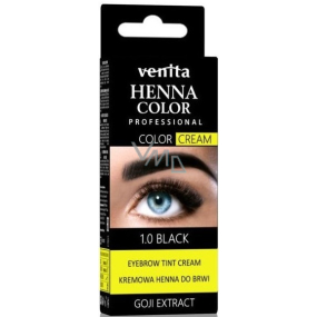 Venita Henna Color cream eyebrow colour 1.0 Black 30 g