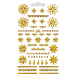 Arch Easter water decals for eggs Straw 9,5 x 15 cm 45 pieces