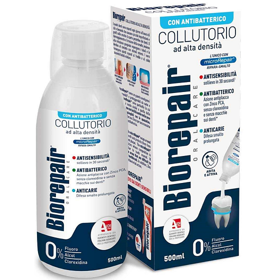Biorepair Antibacterial 3in1 antibacterial mouthwash 500 ml