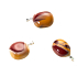 Mokait Troml pendant natural stone, 2,2 - 3 cm, 1 piece, motivational stone