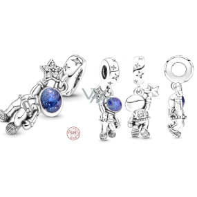Charm Sterling silver 925 Astronaut in the galaxy, pendant bracelet interests