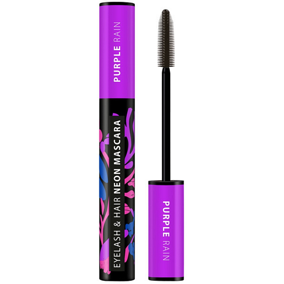 Dermacol Neon Purple Rain neon mascara for eyes and hair 9 ml