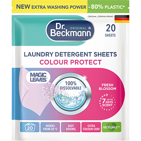 Dr. Beckmann laundry wipes Magic Leaves Fresh Blossom Color, 20 pcs