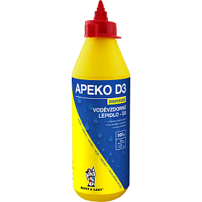 APEKO D3 outdoor waterproof glue for wood and absorbent materials, 500 g