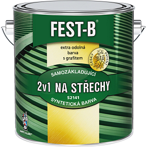 FEST-B S2141, anti-corrosion coating for iron, 0540 green, 2.5 kg FEST-B S2141, anti-corrosion coating for iron, 0540 green, 2.5 kg