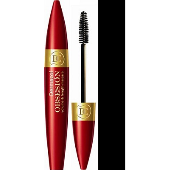 Dermacol Obsesión Volume & Length Mascara Shade Black 12 ml