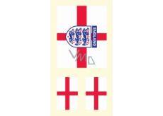 Arch tattoo decals on face and body England flag 2 motif