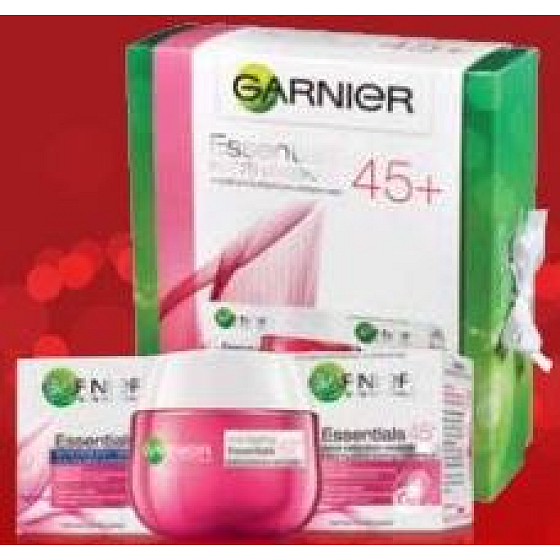 Garnier Essentials 45+ day cream 50 ml + night cream 50 ml, cosmetic set
