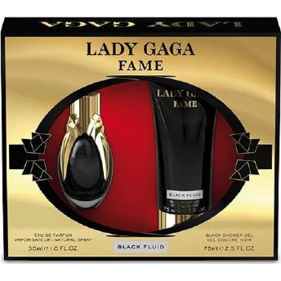 Lady Gaga Fame perfumed water 30 ml + shower gel 75 ml, gift set