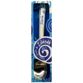 Nekupto Twister Spoon named Zdeněk blue 16 cm