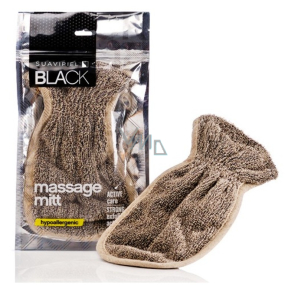Suavipiel Black Massage gloves for men