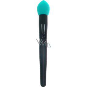 Cosmetic makeup brush turquoise 18 cm 30350