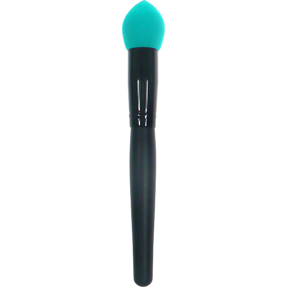 Cosmetic makeup brush turquoise 18 cm 30350