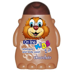 On Line Kids Chocolate 2in1 shower gel and baby shampoo 250 ml