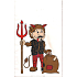 Nekupto Bag 40 x 18 cm Devil