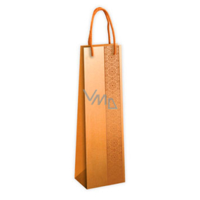 Ditipo Gift paper bag EKO for bottle 12 x 9 x 39 cm gold