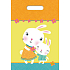Ditipo Bag with a break Easter bunnies 22 x 32 cm
