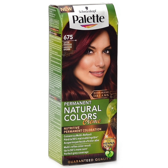 Schwarzkopf Palette Permanent Natural Colors Creme hair color 675 Hibiscus brown