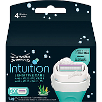 Wilkinson Intuition Sensitive Care Replacement Heads, 3 pcs