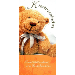 Nekupto Birthday card Teddy bear