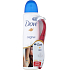 Dove Original antiperspirant deodorant spray for women 150 ml + razor with 3 blades, duopack
