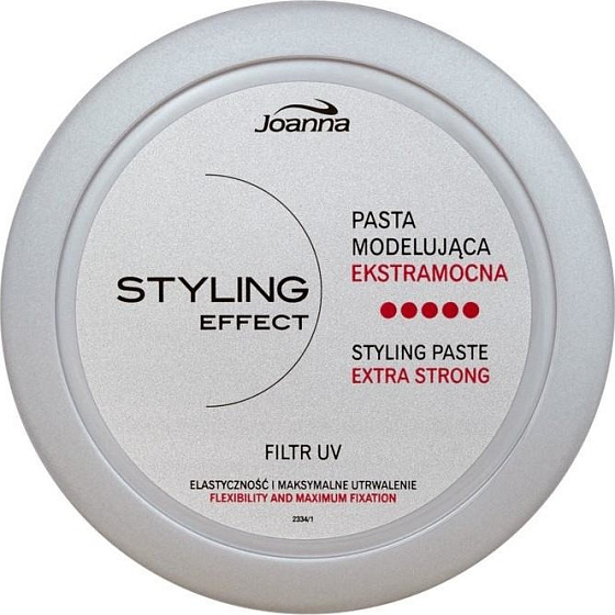 Joanna Styling Effect Hair Shaping Paste Silver 90 g