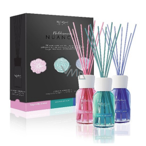 Millefiori Milano Natural Nuances Mediterranean Diffuser Each scent smells unique, together they form a harmonized fragrant chord 3 x 100 ml