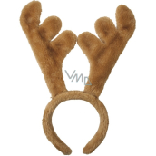 Beige antler headband 22 cm