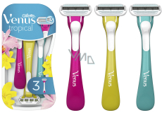 Gillette Venus Tropical ready razor 3 blades, 3 pieces for women