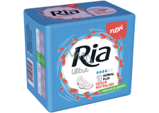 Ria Ultra Normal Plus Odor Neutraliser ultra thin sanitary pads with wings 10 pieces