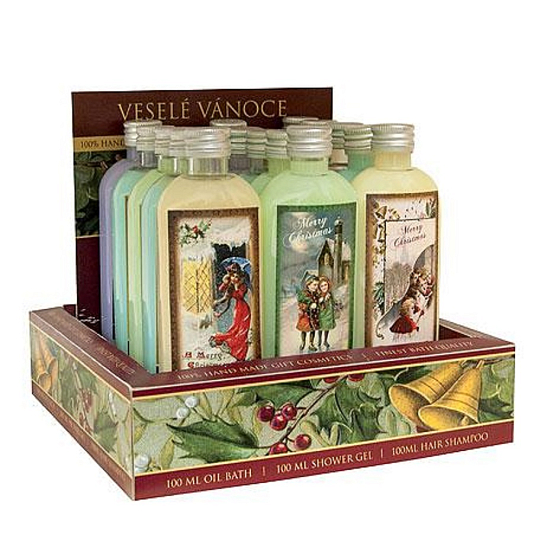 Bohemia Gifts Christmas mix of creamy shower gel 15 pieces x 100 ml