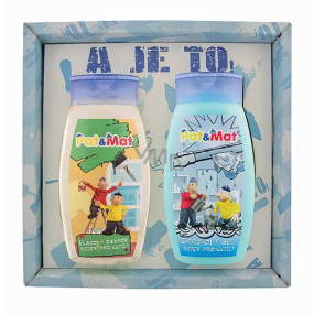 Bohemia Gifts Kids Pat a Mat - Plumbers hair shampoo 250 ml + shower gel 250 ml, for children cosmetic set