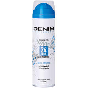 Denim Performance Extra Sensitive shaving gel for men, for sensitive skin 200 ml