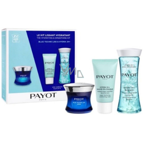 Payot Hydra 24+ & Blue Techni LissJour smoothing chronoactive cream 50 ml + Hydra 24+ Baume-en-masque moisturizing stimulating face mask 15 ml + Hydra 24+ Essence base shaping emulsion 125 ml, cosmetic set