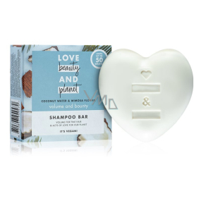 Love Beauty & Planet Coconut water and flowers Mimosa solid shampoo for hair volume 90 g