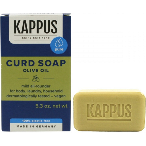 Kappus Kernseife Oliva universal hard natural soap made from natural ingredients 150 g