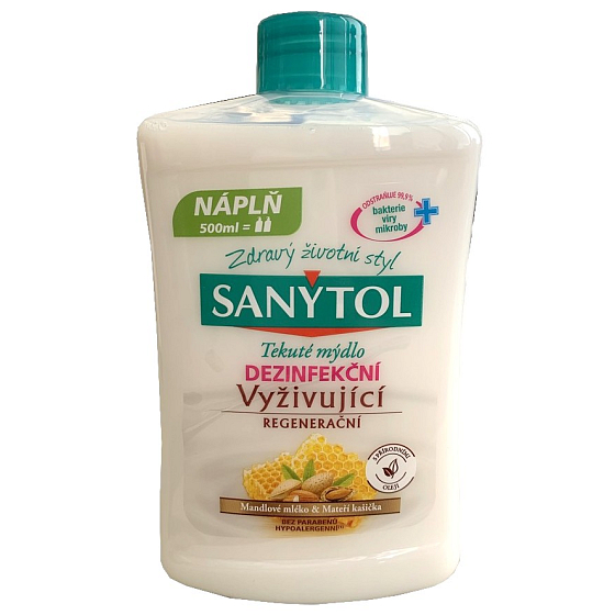 Sanytol Nourishing Almond Milk & Motherwort Disinfectant Soap 500 ml replacement