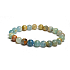 Calcite multi Argentine bracelet elastic natural stone, ball 8 mm / 16 - 17 cm, intuition stone