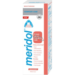 Meridol Complete Care mouthwash helps protect against bleeding gums, alcohol-free 400 ml