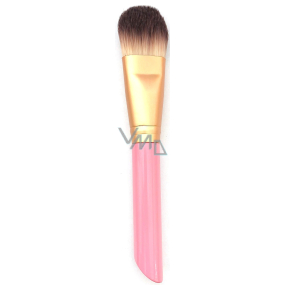 Cosmetic brush with synthetic bristles for make-up 15 cm different colours