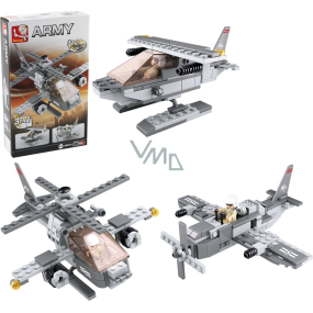 EP Line Sluban Army Airplane 3in1 kit 144 pieces, recommended age 6+