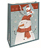 Nekupto Gift paper bag 46 x 33 x 10,5 cm Christmas snowman