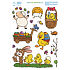 Arch Easter sticker, window film without adhesive Joyful lamb 33 x 24 cm