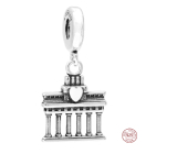 Sterling silver 925 Berlin, Brandenburg Gate, travel bracelet pendant