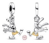 Charm Sterling silver 925 Disney 100. anniversary Oswald the rabbit, bracelet pendant