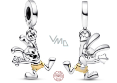 Charm Sterling silver 925 Disney 100. anniversary Oswald the rabbit, bracelet pendant